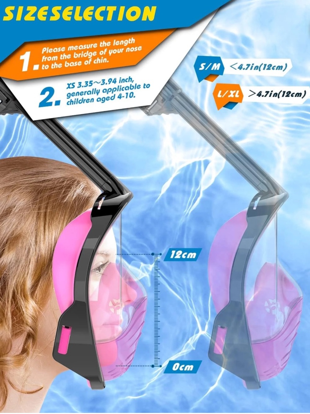 NEW Full Face Snorkel - Picture 10 of 10